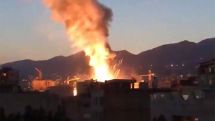 'Unknown object' explodes in Tehran park