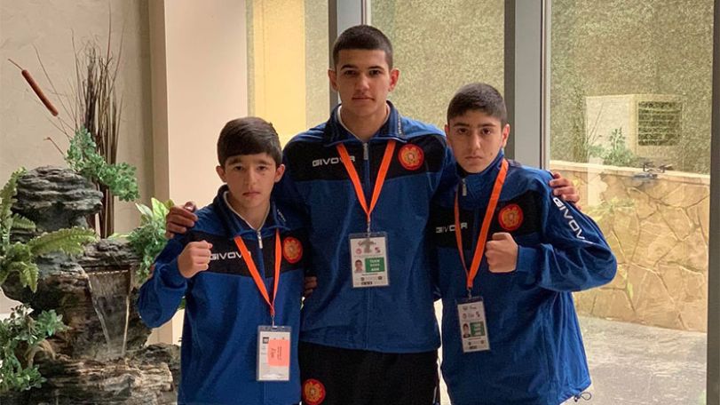 Armenian boxers win three bronze medals at Junior European Championships