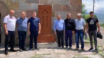 В Табацкури установили хачкар в память о жертвах войны в Арцахе