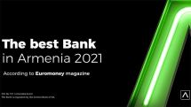 Ameriabank receives Euromoney Award for Excellence 2021 as the Best Bank in Armenia