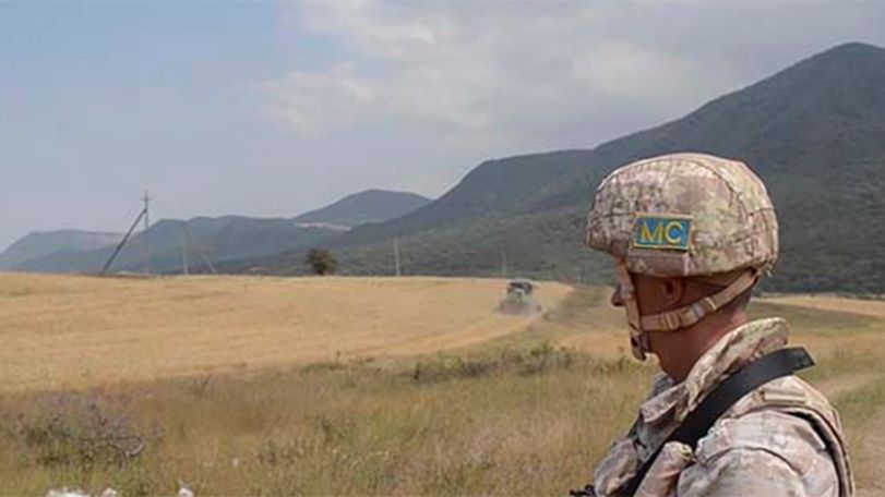Russian peacekeepers ensure safety of people harvesting wheat in Artsakh’s Martakert