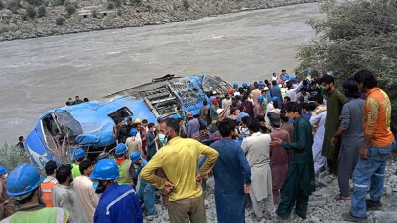 27 killed, over 30 injured in bus-trailer collision in Pakistan