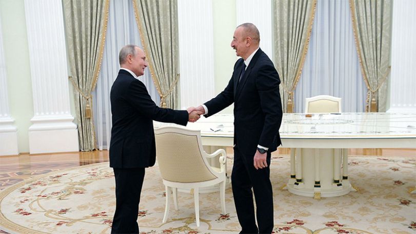 На повестке дня сегодняшней встречи Путин-Алиев – нагорнокарабахский вопрос
