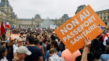 France rolls out Covid health pass as cases soar