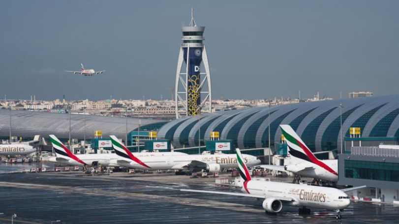 2 airplanes collide at Dubai International Airport