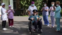 'I was reborn aged 102': Russian WW2 veteran beats coronavirus after week in ICU