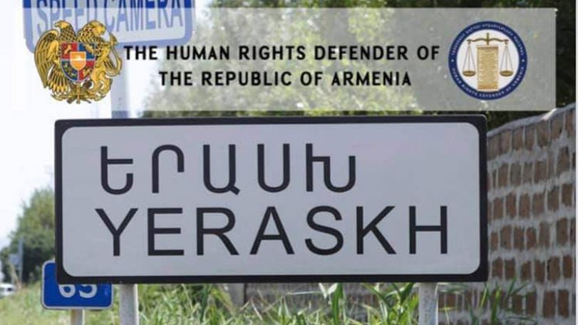 Armenian ombudsman releases new report on Azerbaijani shootings near Yeraskh