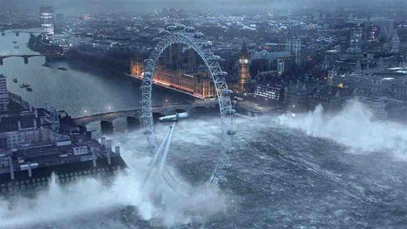 Heavy rains cause flooding in London
