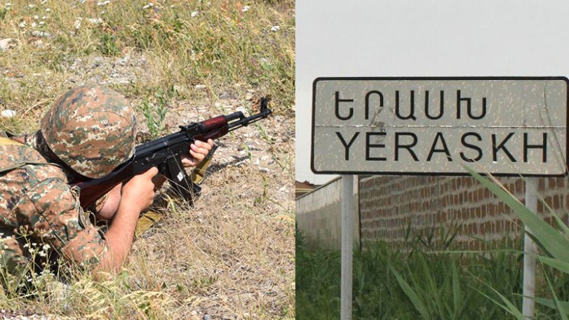 Azerbaijani forces open fire at Armenian positions in Yeraskh border section