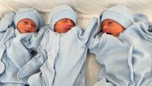Woman gives birth to naturally conceived triplets in Armenia