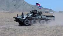 Russian peacekeepers practice modern combat tactics at training ground in Artsakh