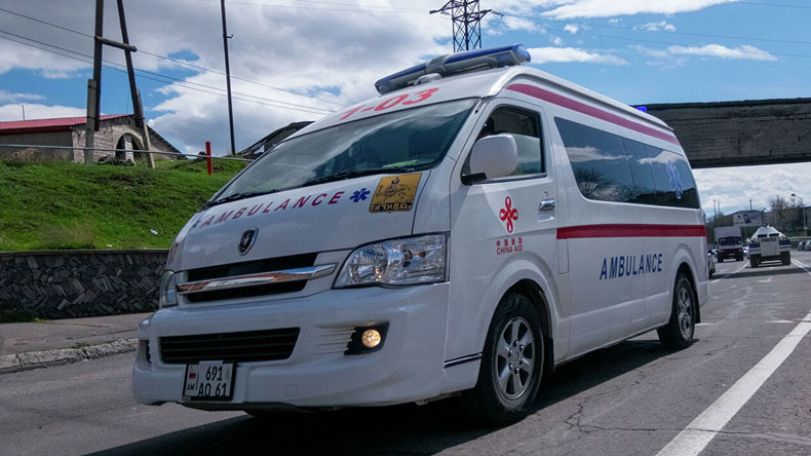 Russian servicemen involved in a road crash in Armenia