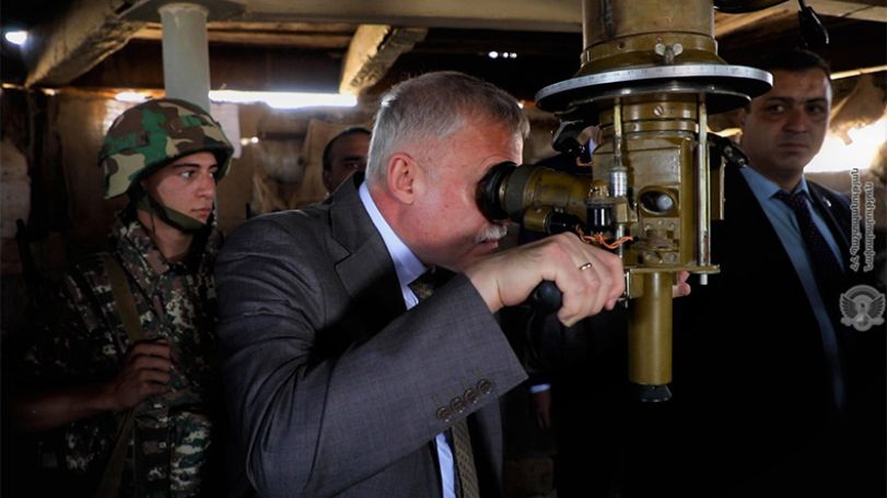 CSTO Secretary General visits the frontline