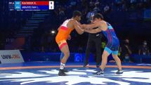 Борец Левик Микаелян потерпел поражение в схватке за бронзу