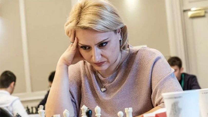 Elina Danielyan leads at the 2021 European Individual Women Chess Championship ahead of the final round