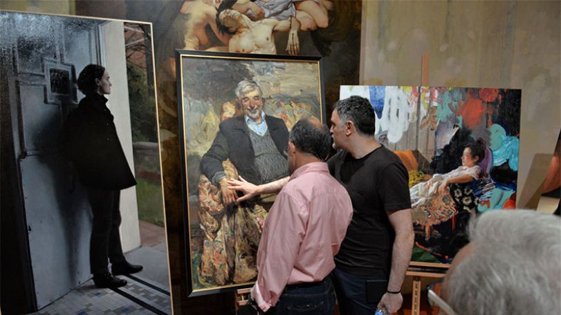 Michael Harutyunyan's painting acknowledged at international competition "Figurativas-2021"