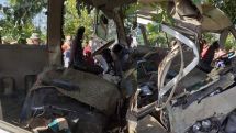 30 hospitalized as bus crashes into tree in Ararat province
