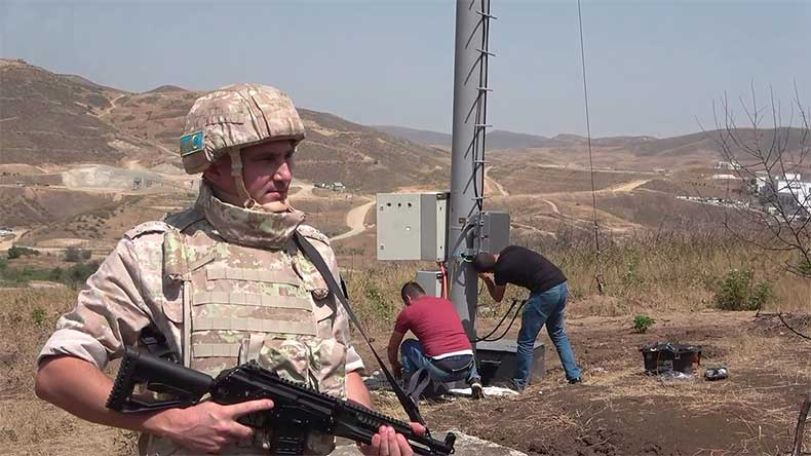 Российские миротворцы обеспечили безопасность работ по восстановлению мобильной связи и Интернета в отдаленных районах Арцаха