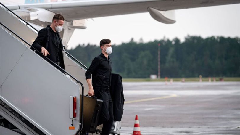Plane carrying German football team forced to make emergency landing in Edinburgh