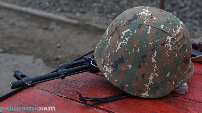 Armenian sergeant killed at a military post