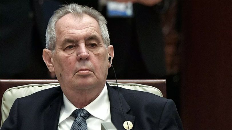 Czech President Milos Zeman hospitalised
