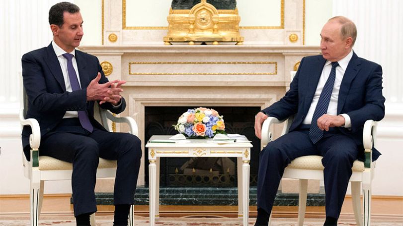 Putin meets Assad, condemns foreign troops in Syria