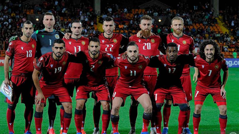 Armenian national football team down to 89th place in newly published FIFA World Ranking