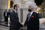 Armenian, Indian FMs discuss developments around International North-South Transport Corridor