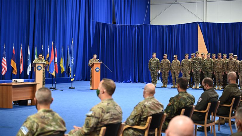 Peacekeepers marked Armenian Independence Day in Kosovo