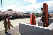 Crosstone-monument in memory of fallen Berkadzor residents unveiled in Artsakh