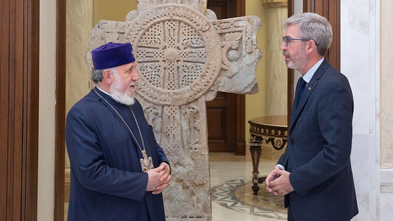 Catholicos Karekin II expressed his gratitude to Sweden for support to Armenia during the war and the post-war period