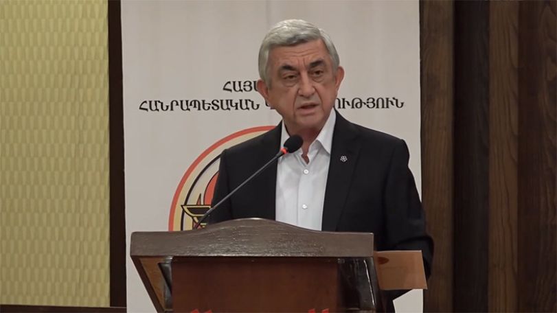 Սերժ Սարգսյան. Պատեհ պահի մենք պատրաստ կլինենք շարունակել պայքարը բացառապես խորհրդարանից դուրս