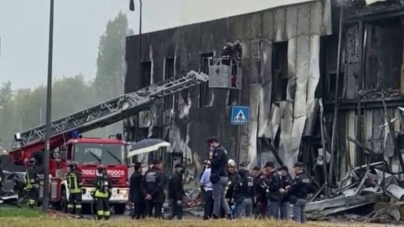 8 reported dead after private plane crashes into building in Italy
