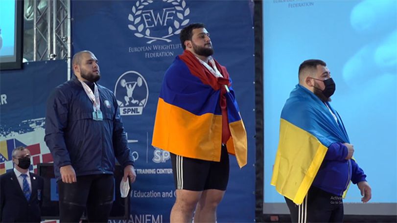 Armenian athletes record impressive results at European Junior and U23 Weightlifting Championships