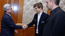 Армения служит чудесным примером всему миру. Заявление чемпиона мира по шахматам М. Карлсена президенту С. Саргсяну   