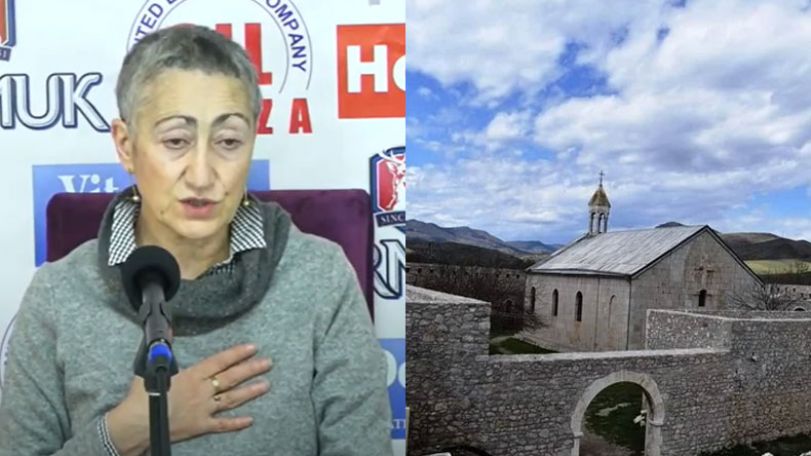 Կասաբոկովն ադրբեջանցիների պահանջով Ամարասից հանել է Արցախի դրոշը, դրել՝ Հայաստանինը. Կարինե Գևորգյանը