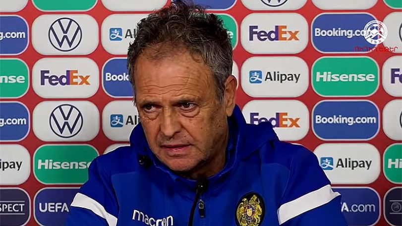 Caparrós hails great atmosphere in Armenian national football team ahead of Iceland clash