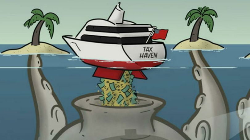 Dutch cartoonist mocks tax havens in wake of Pandora Papers revelations