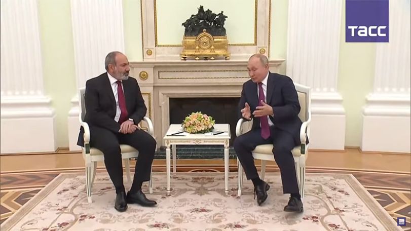 Встреча Путин-Пашинян стартовала в Москве