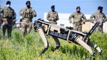 Robot dog armed with sniper rifle unveiled in US