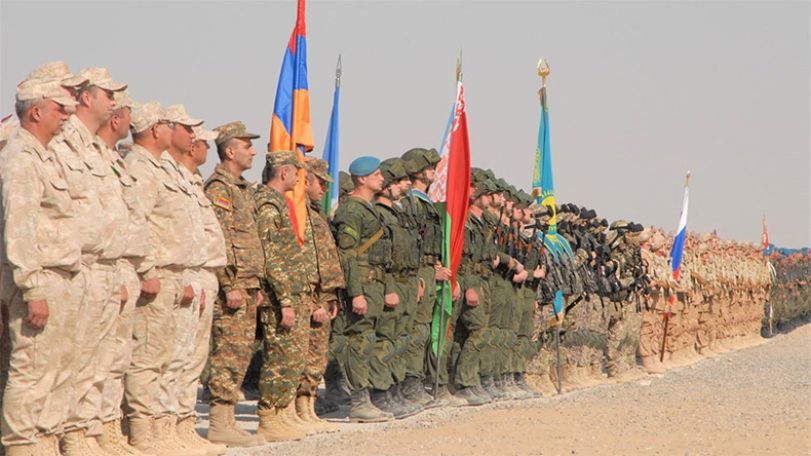Armenian contigent participate in CSTO drills