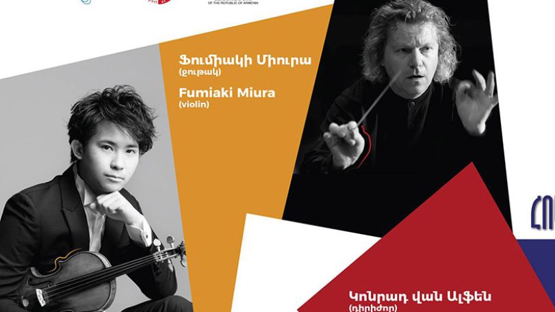 Violinist Fumiaki Miura to perform at Armenia International Music Festival