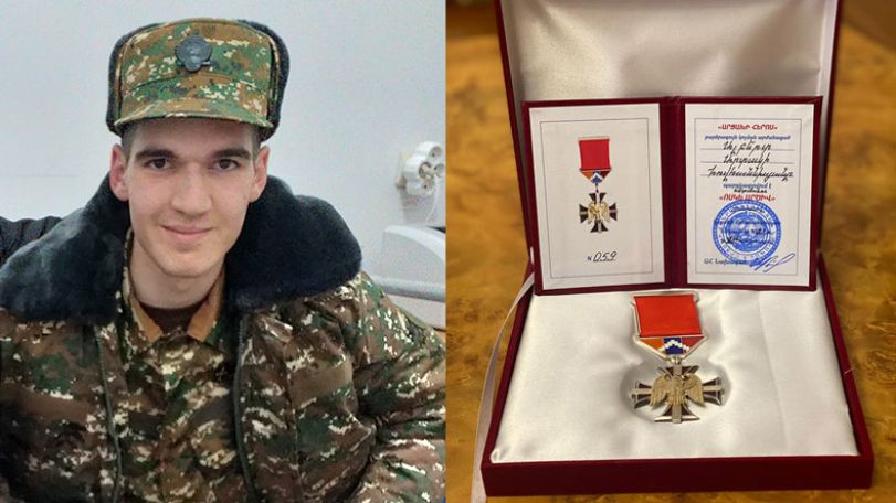 Albert Hovhannisyan posthumously awarded with the highest title of Hero of Artsakh