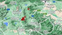 Earthquake recorded 15km northeast of Bavra village in northern Armenia