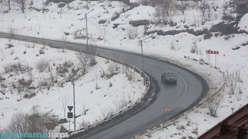 Snow reported in Sisian, Goris regions
