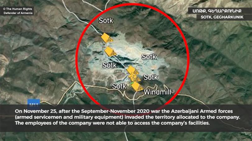 Armenian Ombudsman published facts about unlawful reinforcement near the border villages in Gegharkunik province