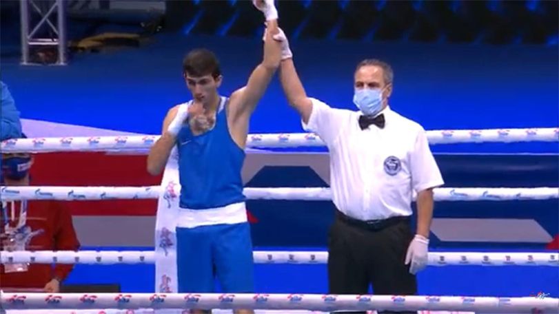 Armenia’s Vahe Badalyan advances to 1/8 final of World Boxing Championships
