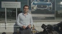 UK ambassador takes a test-drive around Yerevan in new electric Jaguar I-Pace