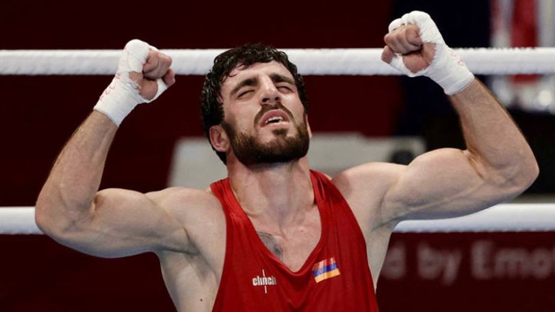 Armenia’s Hovhannes Bachkov advances to semifinals of World Boxing Championships after unfair decision reviewed