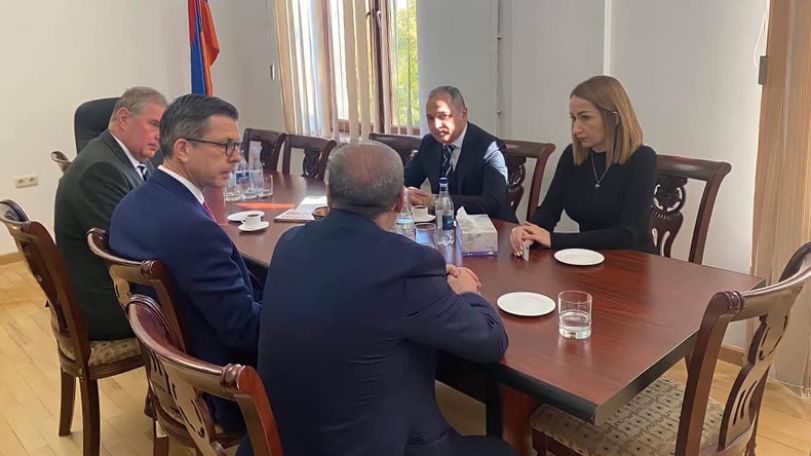 MP Vahe Hakobyan meets with MEP Lars Patrick Berg